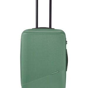 Travelite Bali 4-wiel trolley M 65 liter | Harde koffer 72348 80 groen voorkant