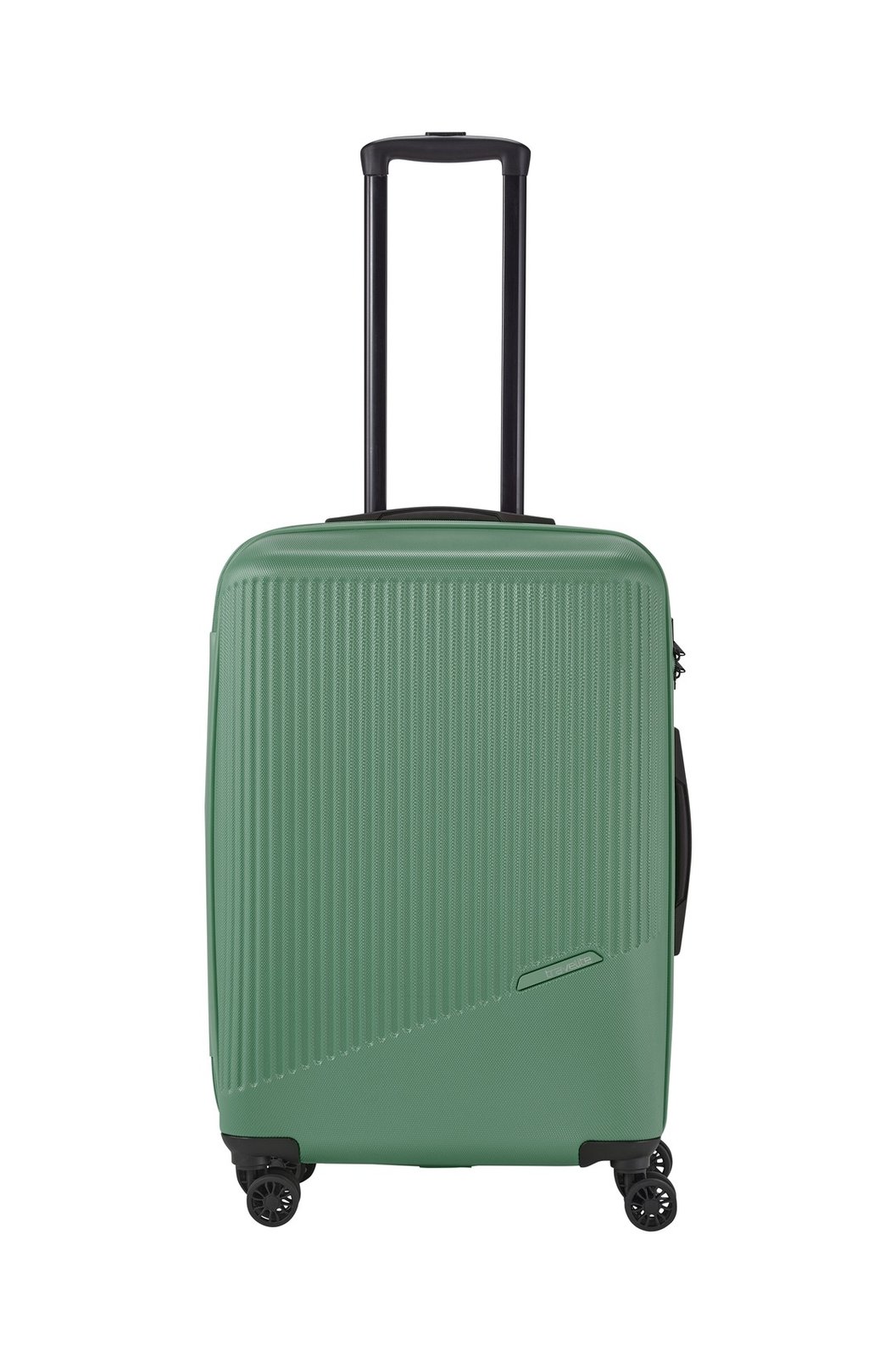 Travelite Bali 4-wiel trolley M 65 liter | Harde koffer 72348 80 groen voorkant