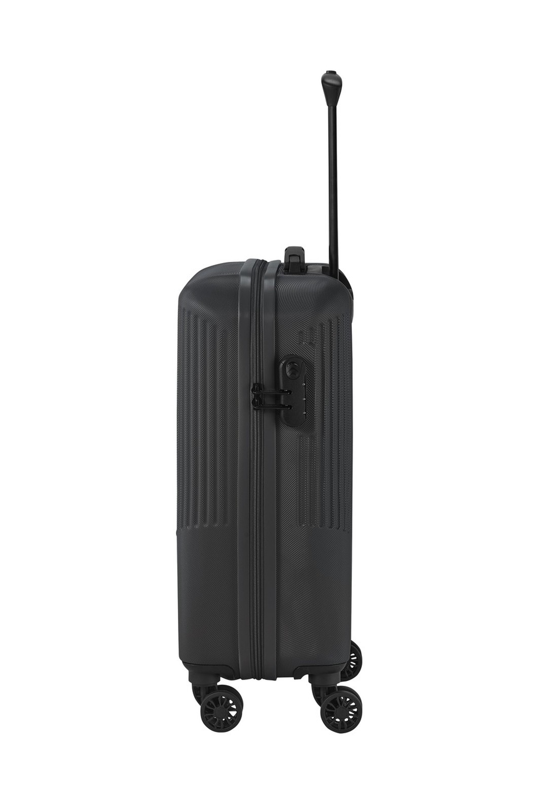 Travelite Bali 4-wiel trolley S 34 liter | Handbagage koffer 71347 04 anthracite zijkant rechts