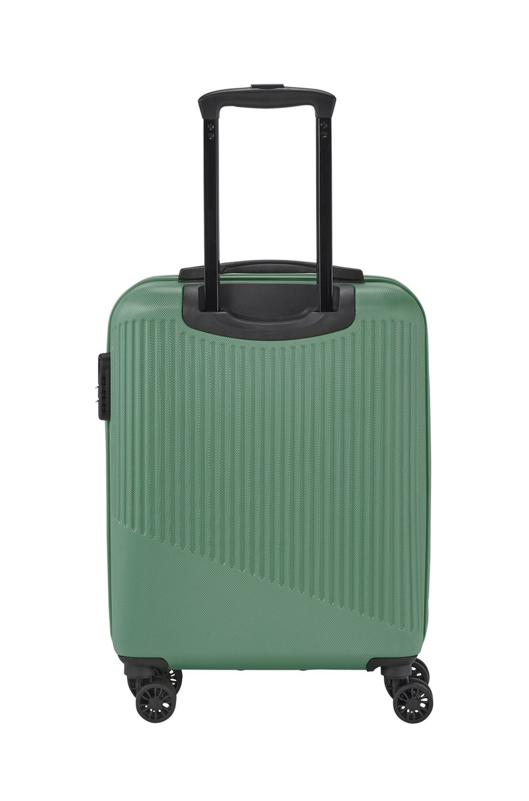 Travelite Bali 4-wiel trolley S 34 liter | Handbagage koffer 72347 80 groen achterkant