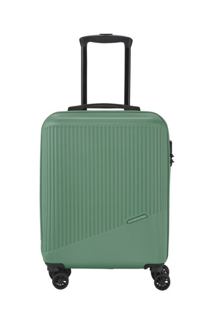 Travelite Bali 4-wiel trolley S 34 liter | Handbagage koffer 72347 80 groen voorkant
