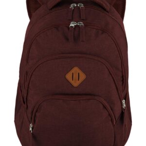 Travelite Basics Backpack Melange | Dagrugzak 96308 70 bordeaux voorkant