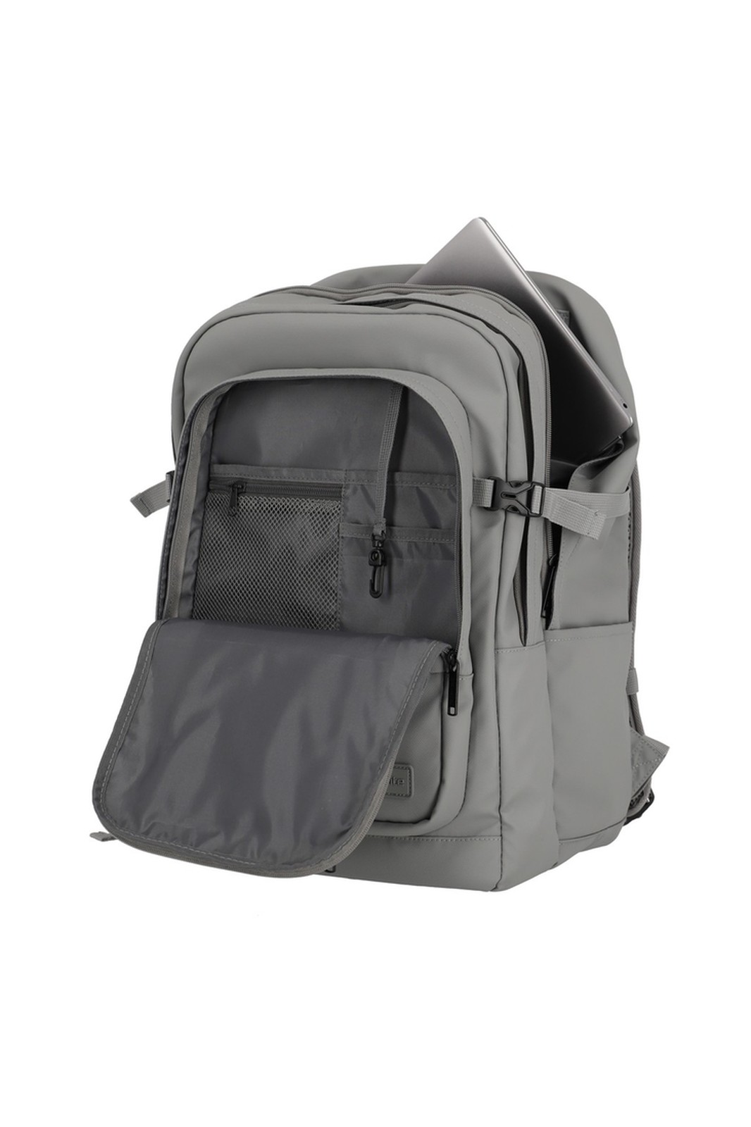 Travelite Basics Backpack Water Repellent 28 liter 96305 03 grijs binnenkant