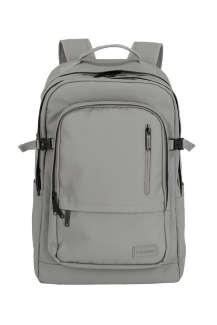 Travelite Basics Backpack Water Repellent 28 liter 96305 03 grijs voorkant