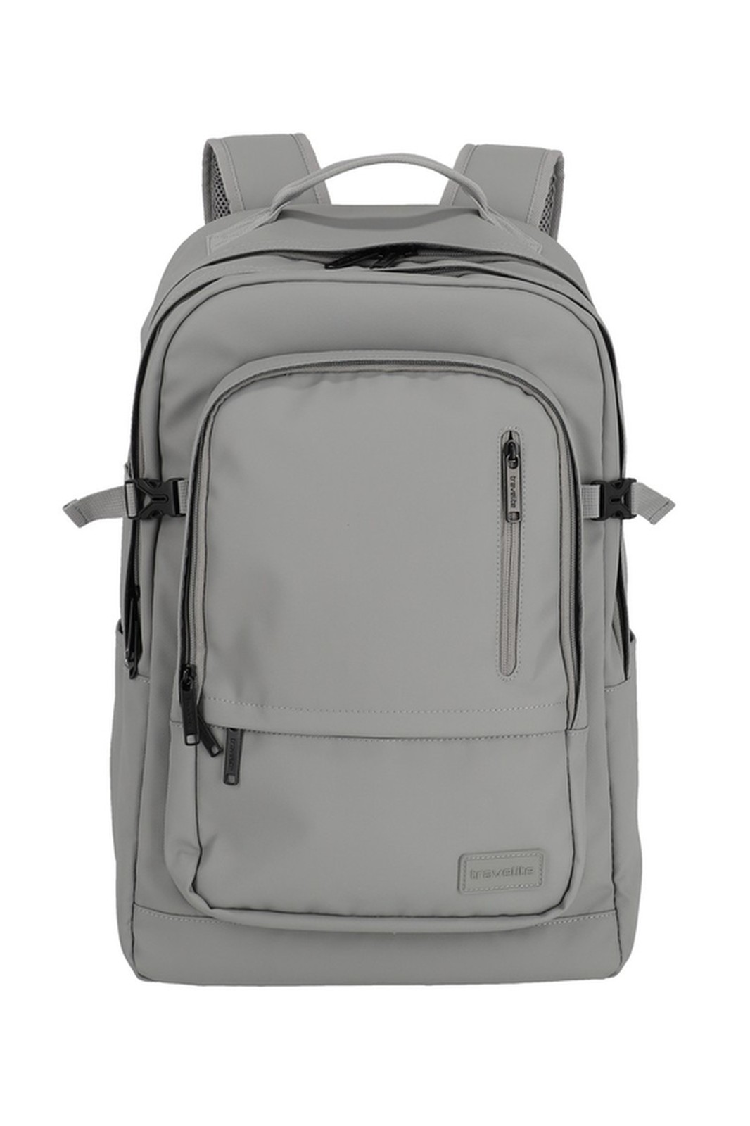Travelite Basics Backpack Water Repellent 28 liter 96305 03 grijs voorkant