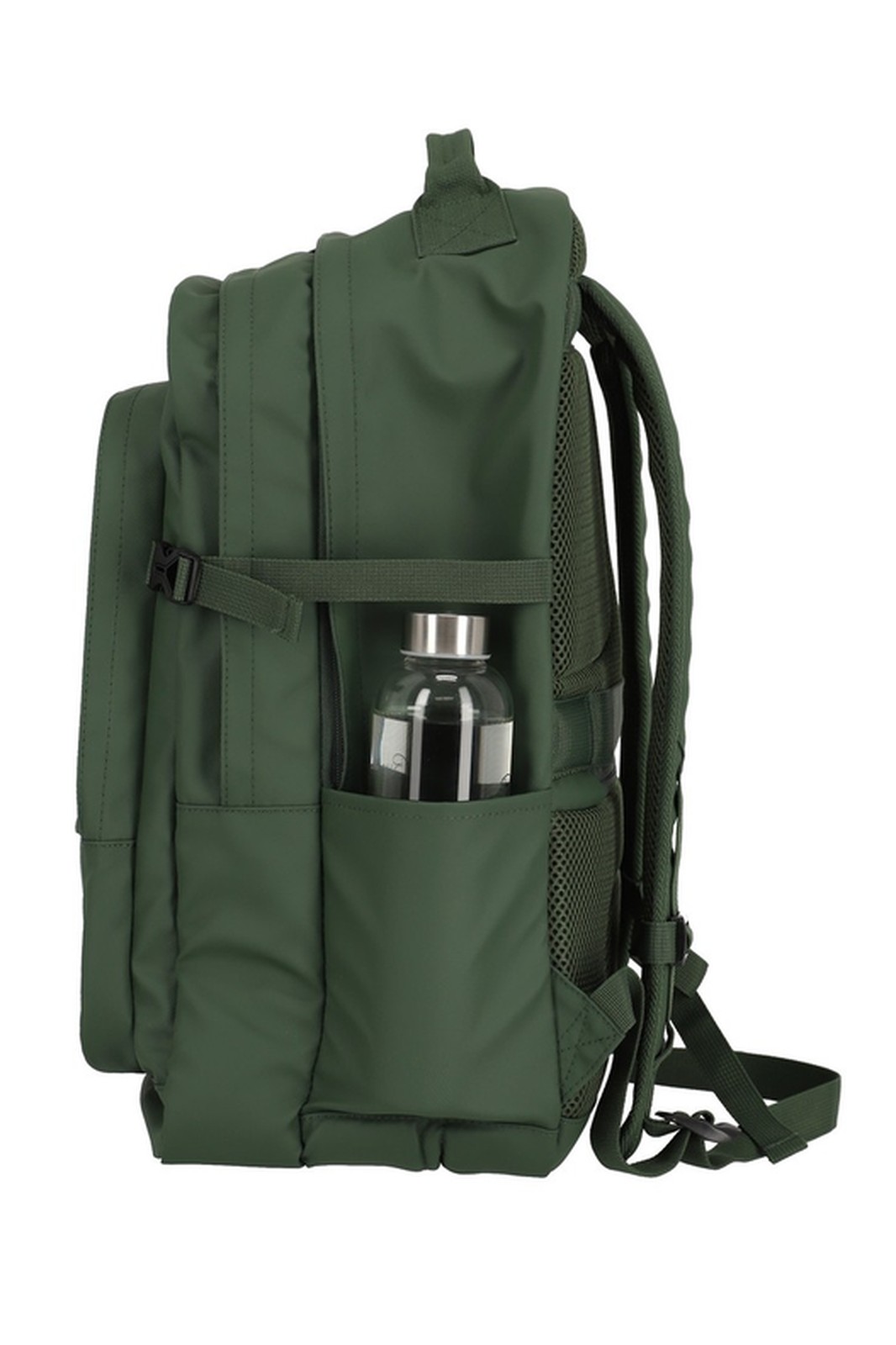 Travelite Basics Backpack Water Repellent 28 liter 96305 86 groen zijkant rechts