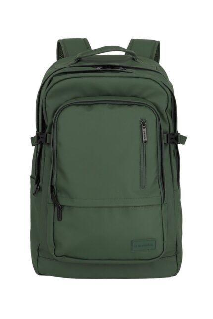 Travelite Basics Backpack Water Repellent 28 liter 96305 86 groen voorkant