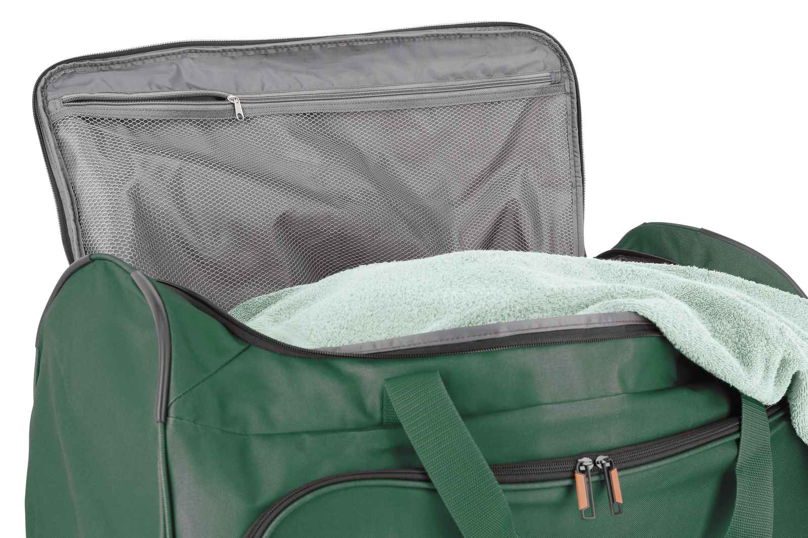 Travelite Basics Fresh Travel Bag 71 | Reistas 89L 96277 86 donkergroen binnenkant