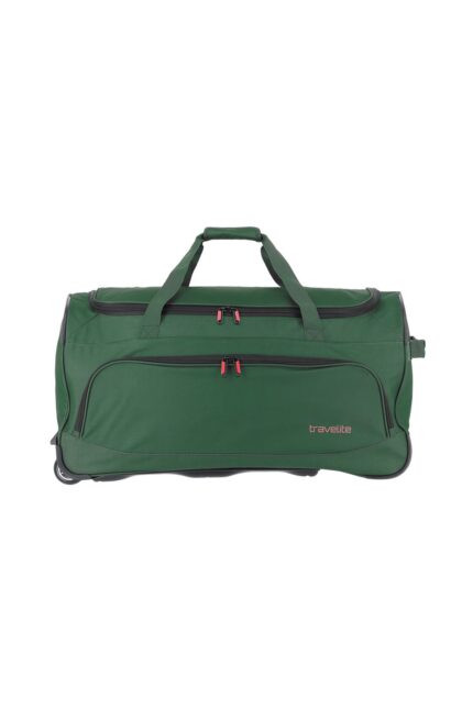 Travelite Basics Fresh Travel Bag 71 | Reistas 89L 96277 86 donkergroen voorkant