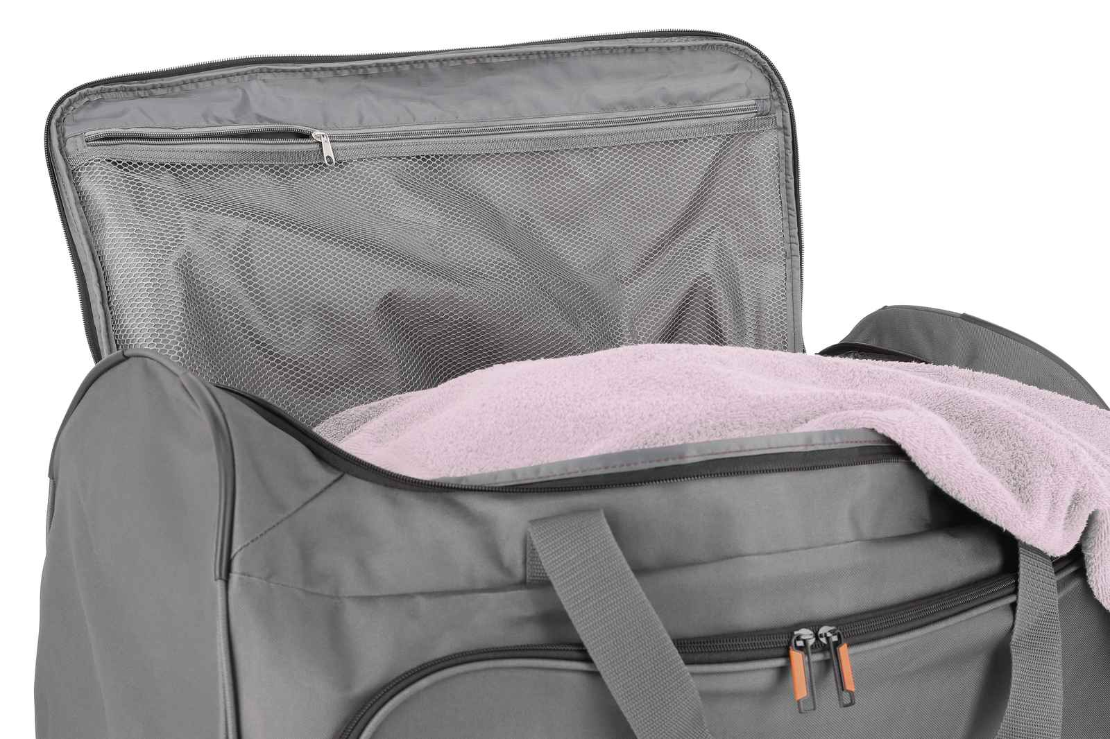 Travelite Basics Fresh Travel Bag 71 | Reistas 89L 96277 04 grijs binnenkant