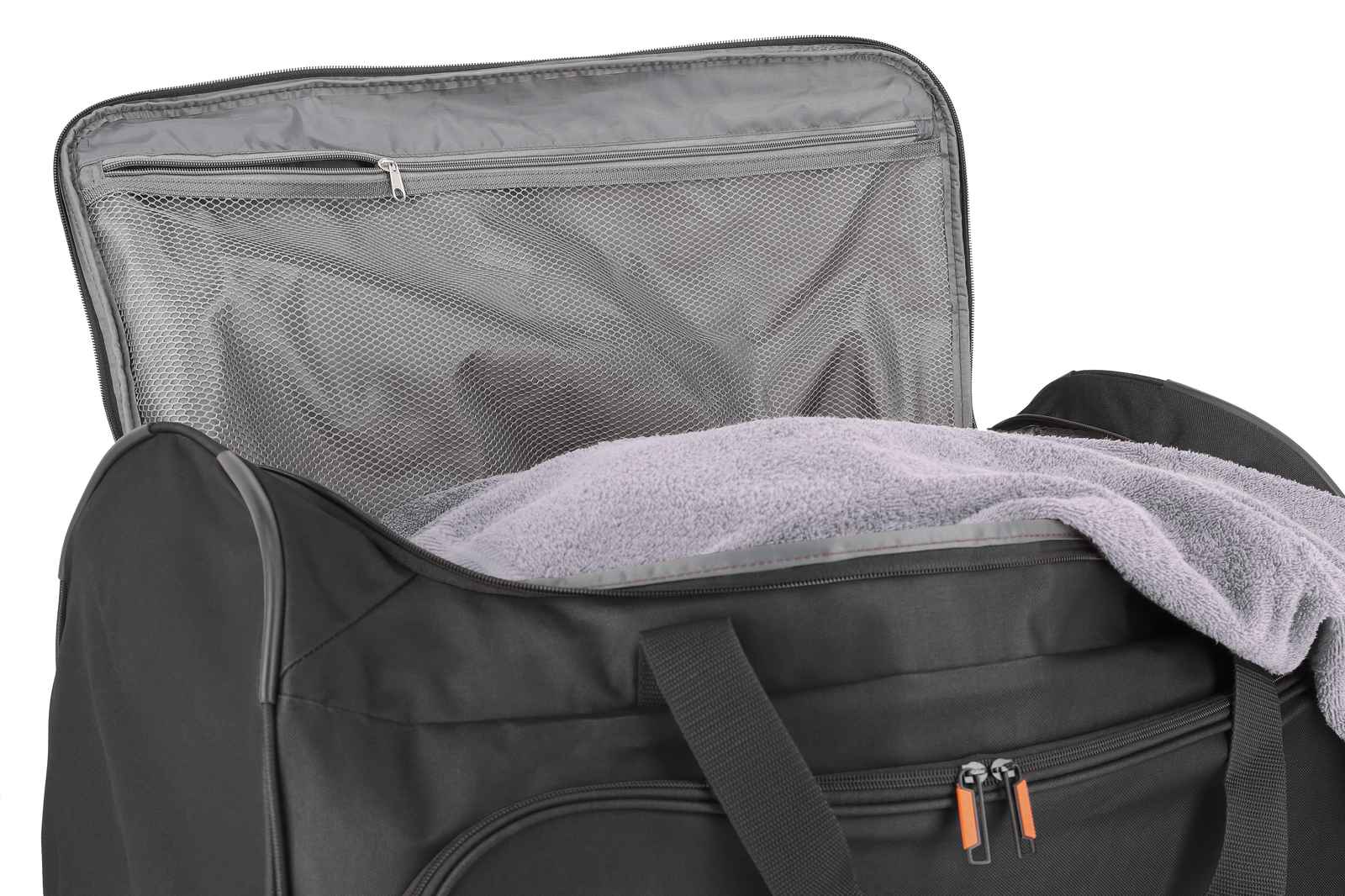 Travelite Basics Fresh Travel Bag 71 | Reistas 89L 96277 01 zwart binnenkant