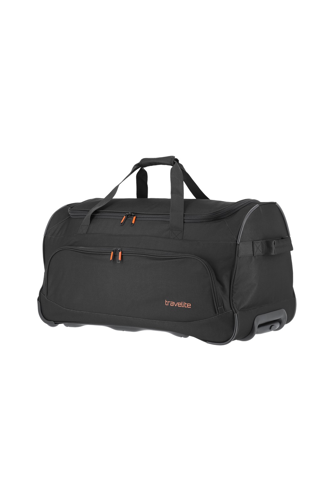 Travelite Basics Fresh Travel Bag 71 | Reistas 89L 96277 01 zwart voorkant schuin