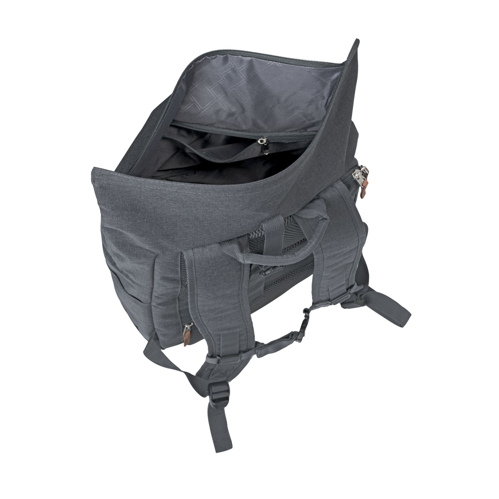 Travelite Basics Rollup Backpack 35 liter 96310 05 anthracite binnenkant