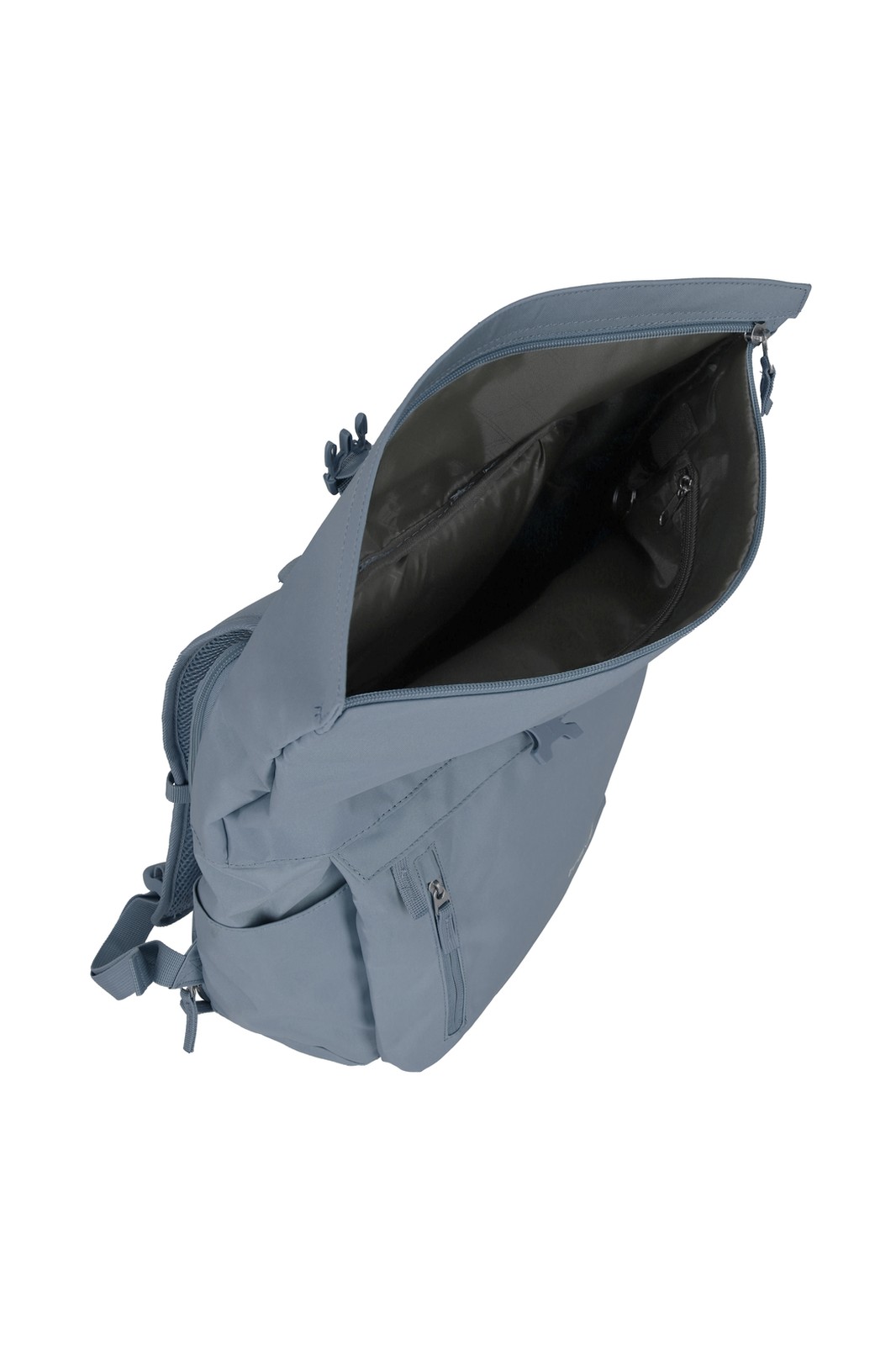 Travelite Basics Rollup Backpack 35 liter 96310 25 smokey blue binnenkant