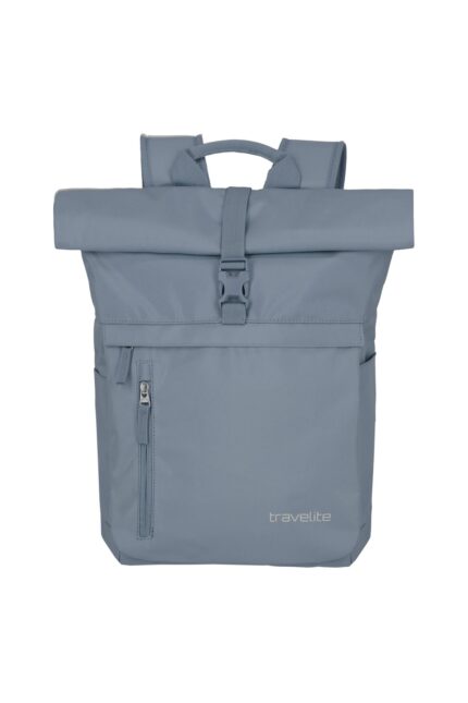 Travelite Basics Rollup Backpack 35 liter 96310 25 smokey blue voorkant