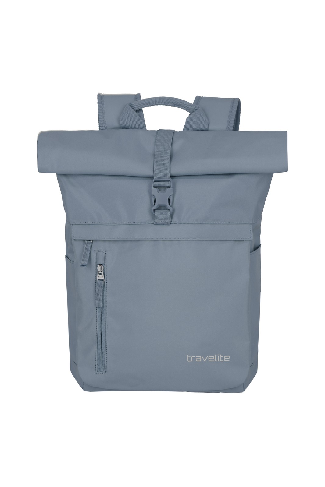 Travelite Basics Rollup Backpack 35 liter 96310 25 smokey blue voorkant