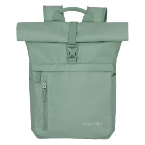 Travelite Basics Rollup Backpack 35 liter 96310 81 lichtgroen voorkant
