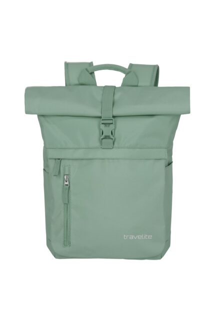 Travelite Basics Rollup Backpack 35 liter 96310 81 lichtgroen voorkant