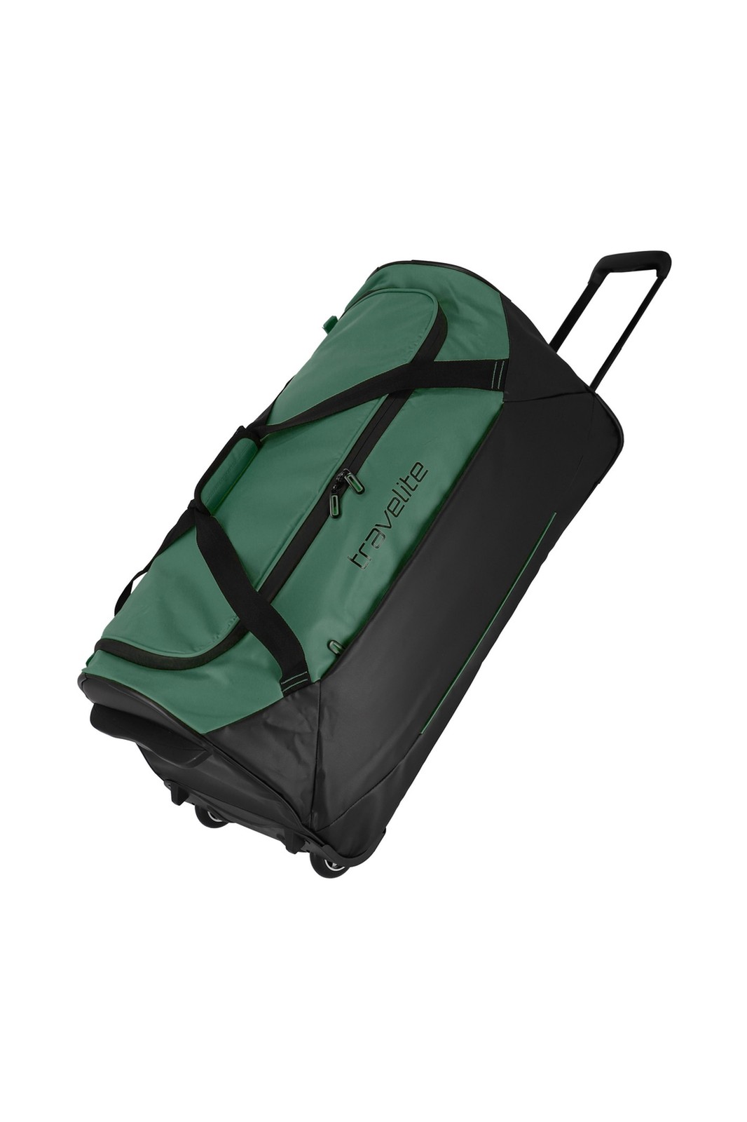 Travelite Basics Trolley Travel Bag 97 liter | Reistas 96285 80 groen schuin