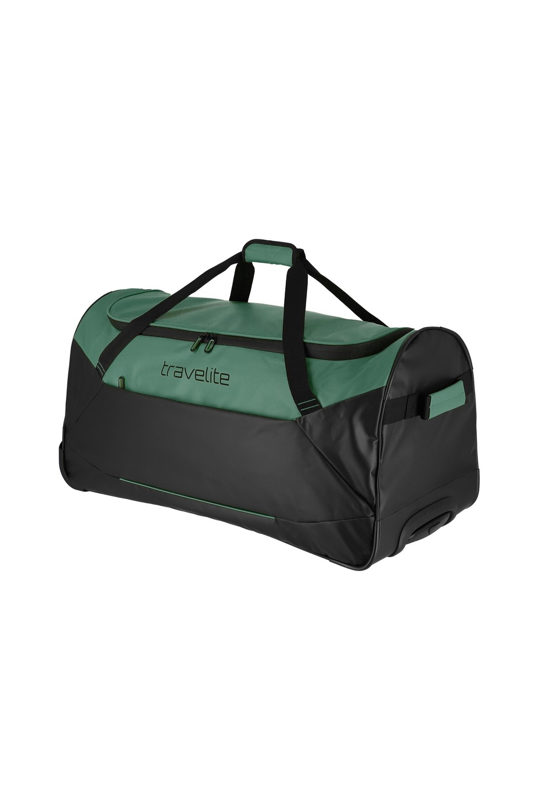 Travelite Basics Trolley Travel Bag 97 liter | Reistas 96285 80 groen voorkant schuin