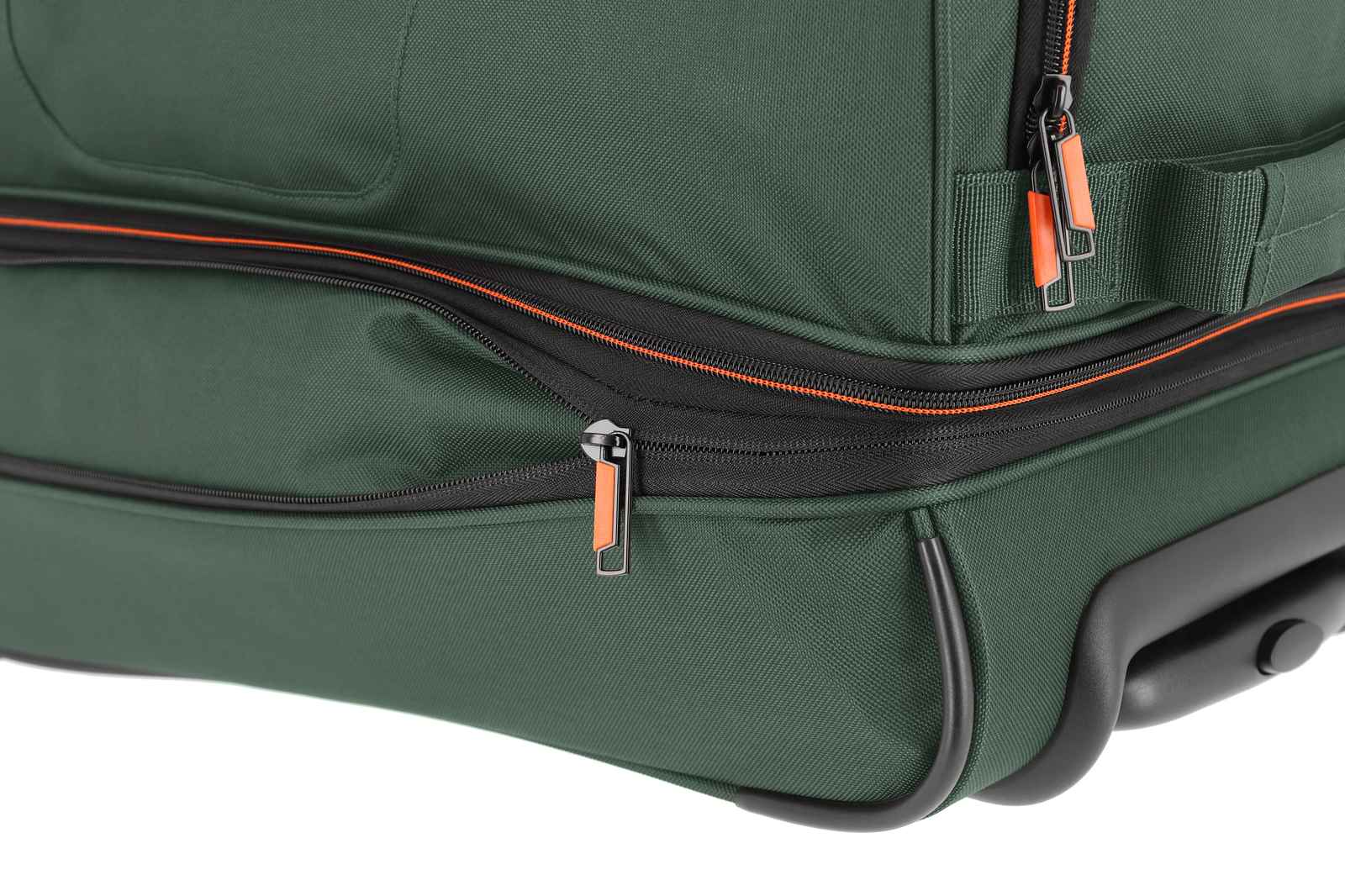 Travelite Basics Wheeled Duffle 55 | Reistas met wielen 96275 -86 donkergroen detail