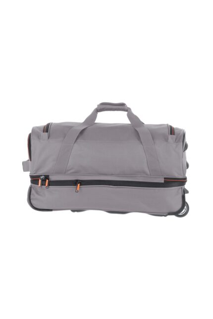 Travelite Basics Wheeled Duffle 55 | Reistas met wielen 96275 04 grijs achterkant