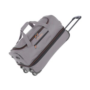 Travelite Basics Wheeled Duffle 55 | Reistas met wielen 96275 04 grijs schuin