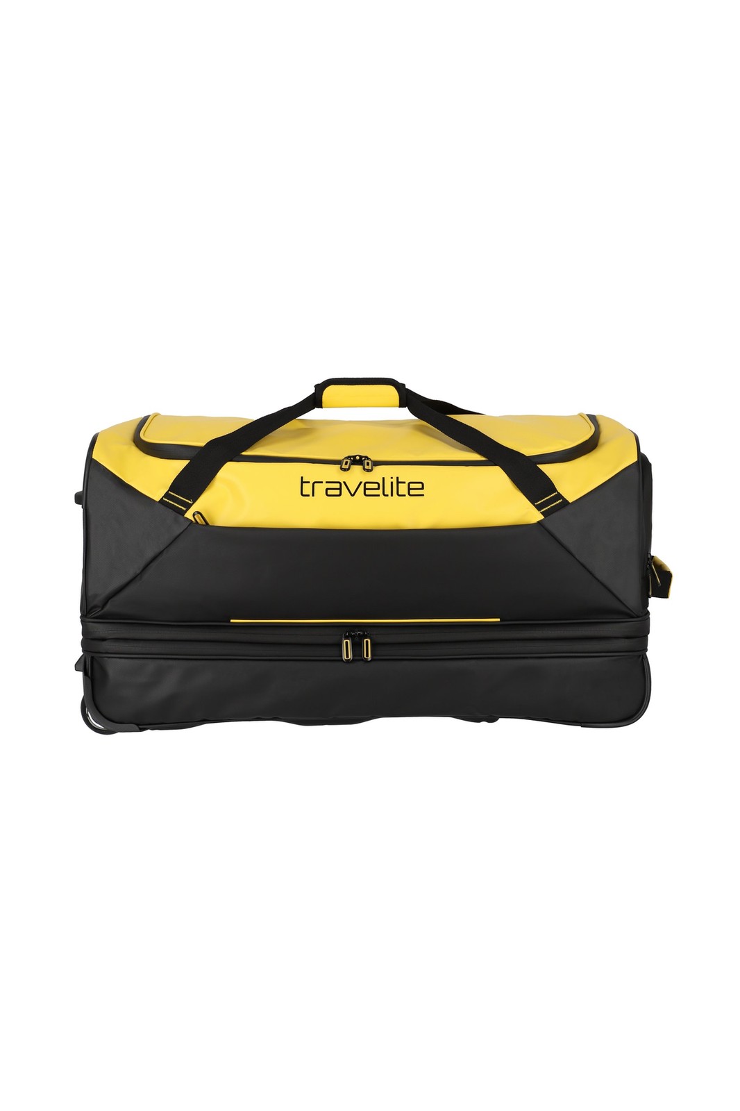 Travelite Basics Wheeled Duffle 70 cm 98 liter | Reistas 96284 89 geel voorkant