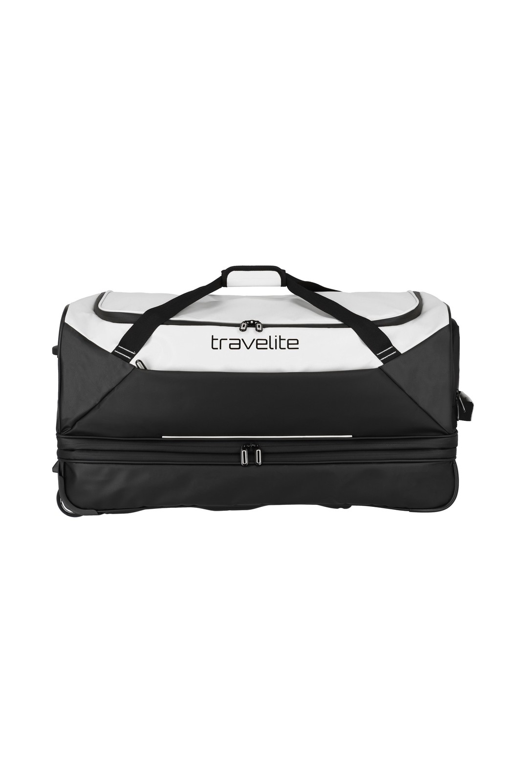 Travelite Basics Wheeled Duffle 70 cm 98 liter | Reistas 96284 30 wit voorkant
