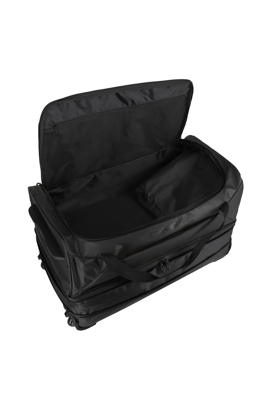 SEO titelTravelite Basics Wheeled Duffle 70 cm 98 liter | Reistas 96284 01 zwart binnenkant