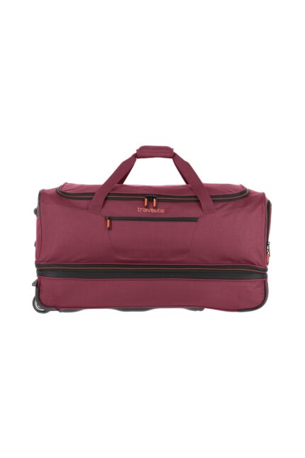 Travelite Basics Wheeled Duffle 70 Expandable 82 liter 96276 70 bordeaux voorkant