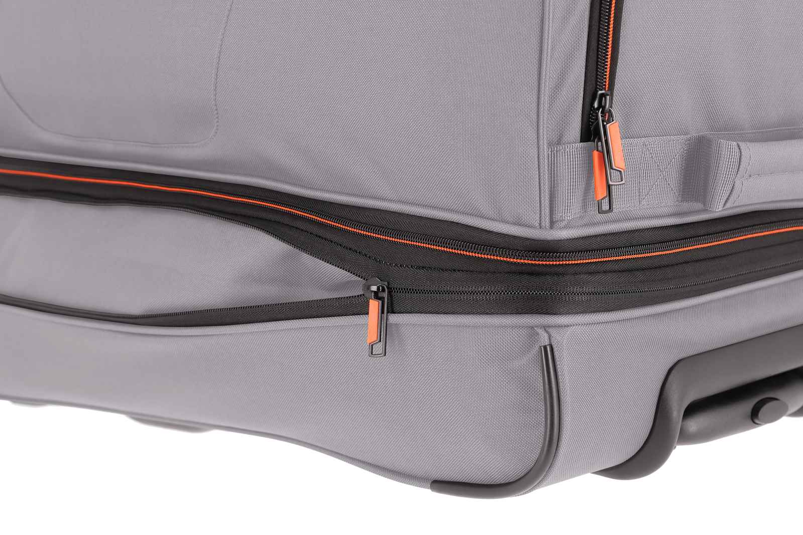 Travelite Basics Wheeled Duffle 70 Expandable 82 liter 96276 04 grijs detail