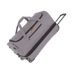 Travelite Basics Wheeled Duffle 70 Expandable 82 liter 96276 04 grijs schuin