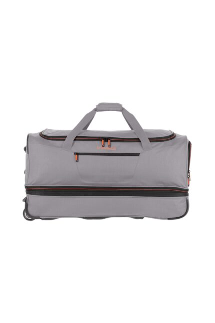 Travelite Basics Wheeled Duffle 70 Expandable 82 liter 96276 04 grijs voorkant