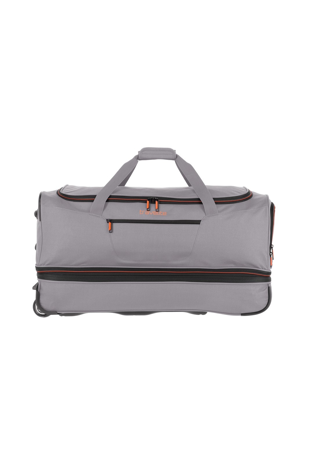 Travelite Basics Wheeled Duffle 70 Expandable 82 liter 96276 04 grijs voorkant