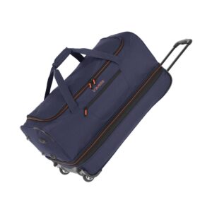 Travelite Basics Wheeled Duffle 70 Expandable 82 liter 96276 20 donkerblauw schuin