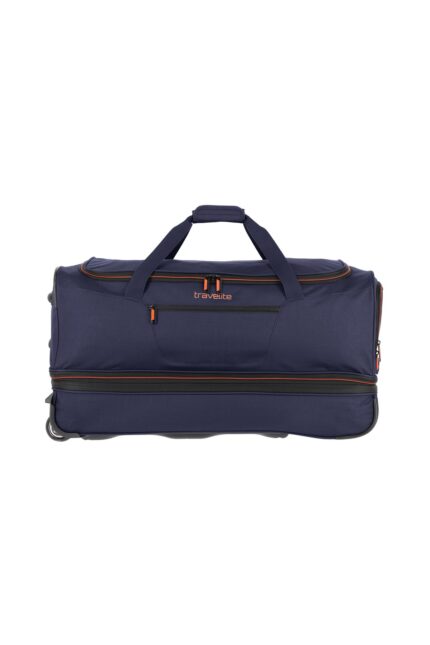 Travelite Basics Wheeled Duffle 70 Expandable 82 liter 96276 20 donkerblauw voorkant