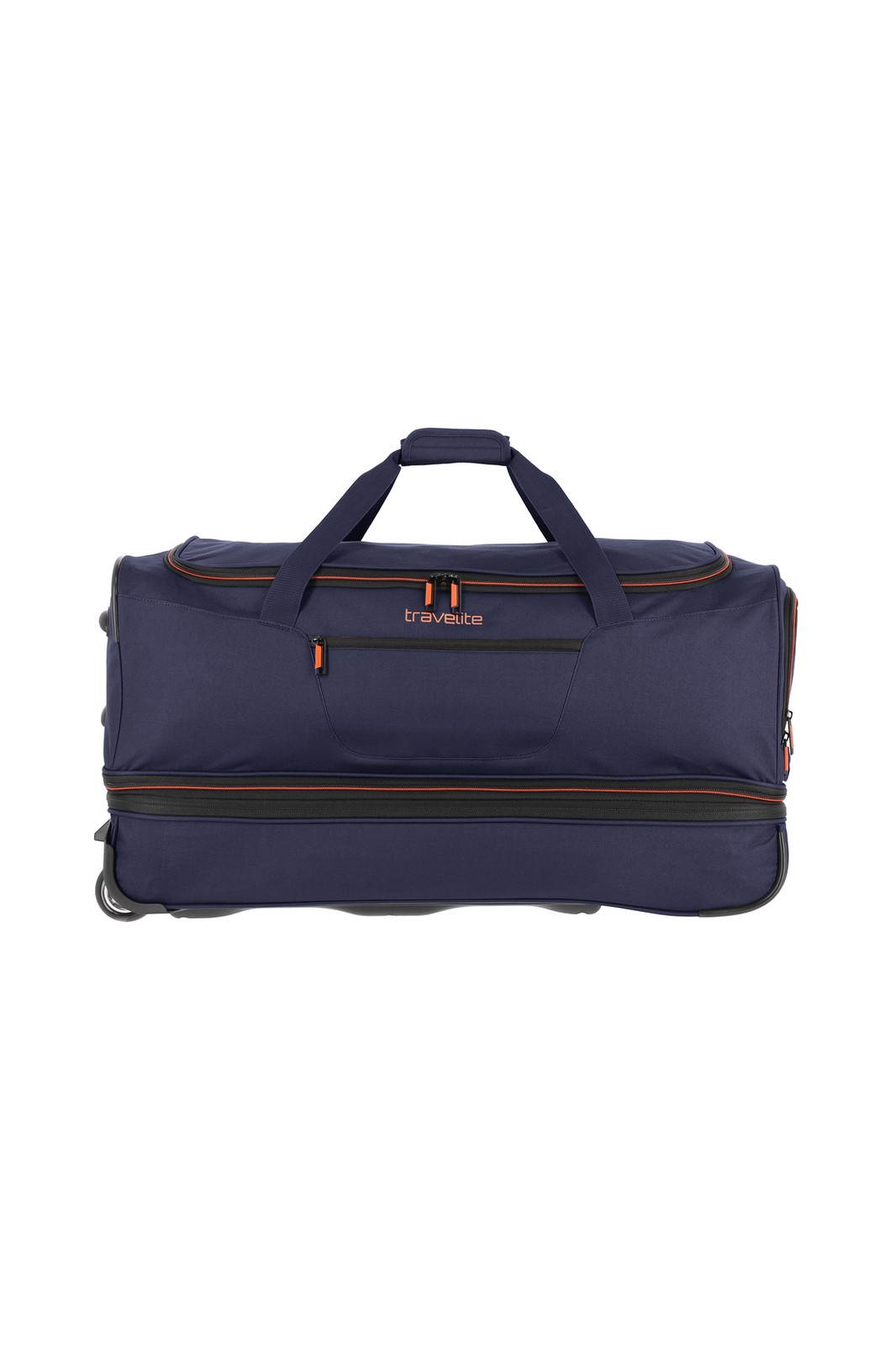 Travelite Basics Wheeled Duffle 70 Expandable 82 liter 96276 20 donkerblauw voorkant
