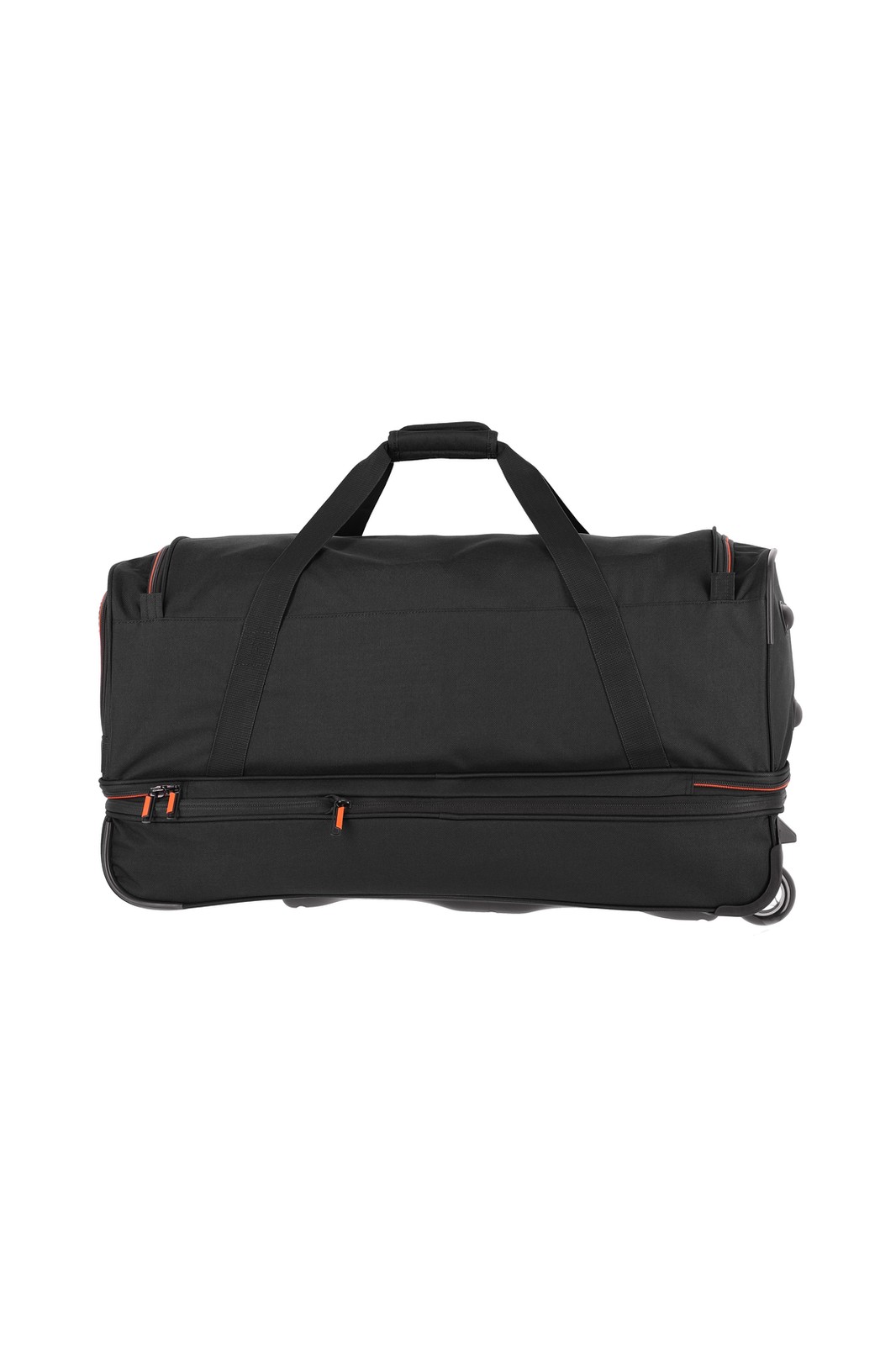 Travelite Basics Wheeled Duffle 70 Expandable 82 liter 96276 01 zwart achterkant