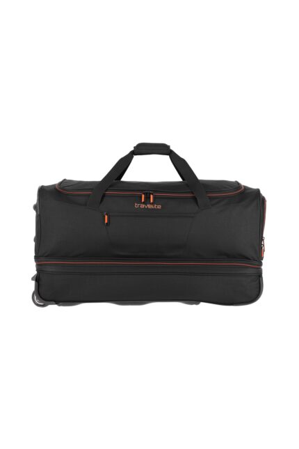 Travelite Basics Wheeled Duffle 70 Expandable 82 liter 96276 01 zwart voorkant