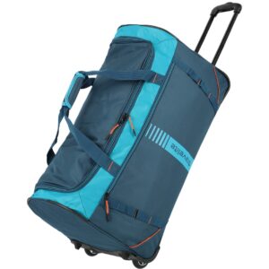 Travelite Basics Wheeled Duffle Active 86 liter | Reistas 96281 22 petrol schuin
