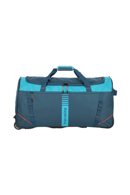 Travelite Basics Wheeled Duffle Active 86 liter | Reistas 96281 22 petrol voorkant