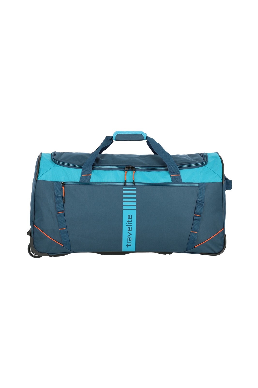 Travelite Basics Wheeled Duffle Active 86 liter | Reistas 96281 22 petrol voorkant