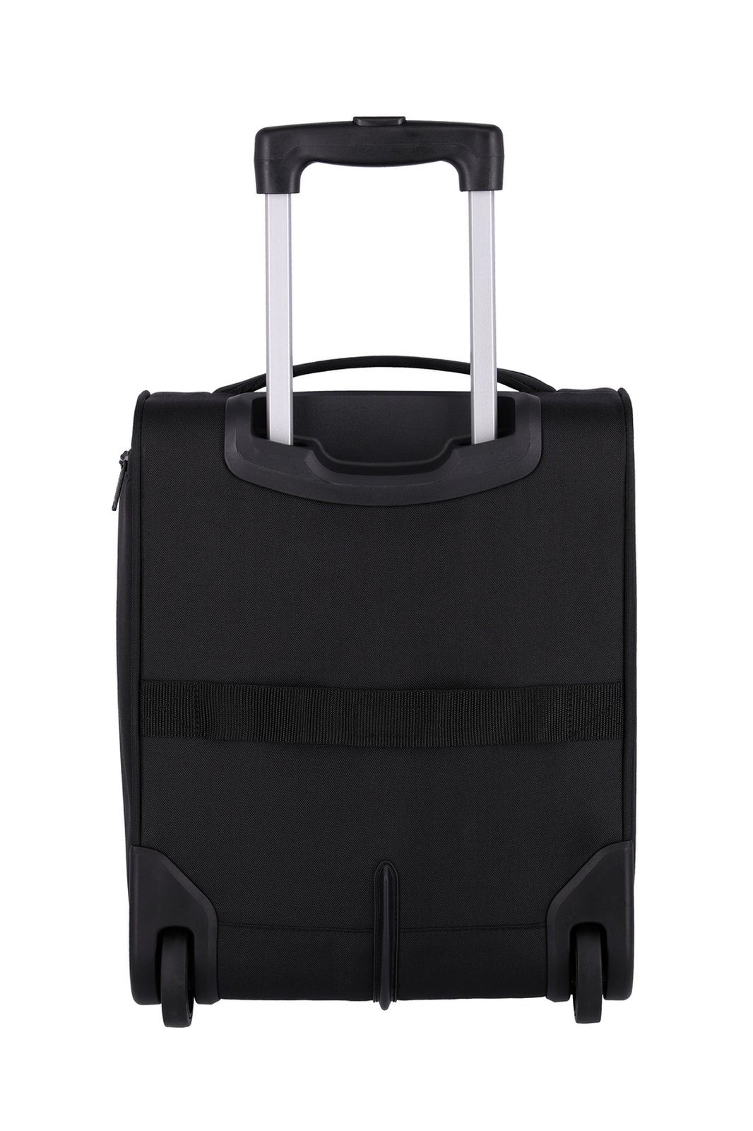 Travelite Cabin 2-wiel Underseater trolley 43 cm 90225 01 zwart achterkant trekstang