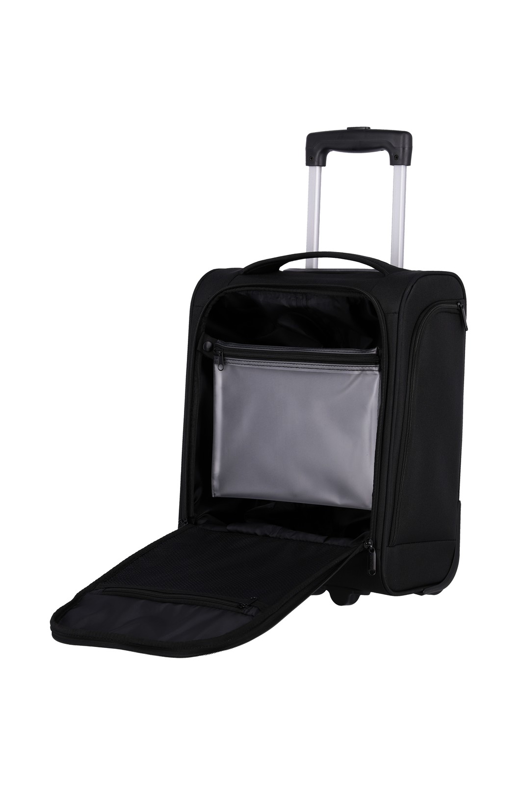 Travelite Cabin 2-wiel Underseater trolley 43 cm 90225 01 zwart binnenkant