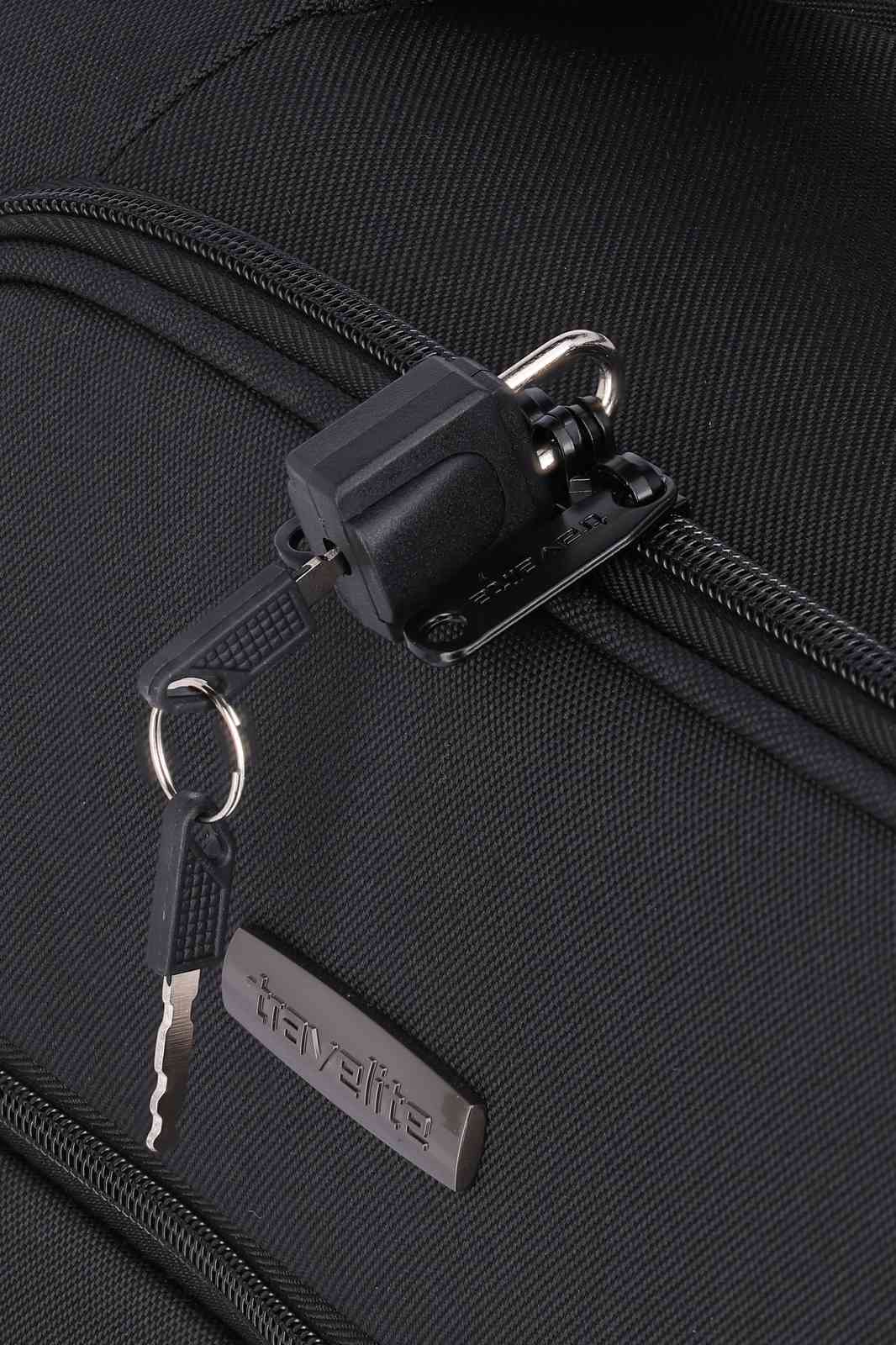 Travelite Cabin 2-wiel Underseater trolley 43 cm 90225 01 zwart slot