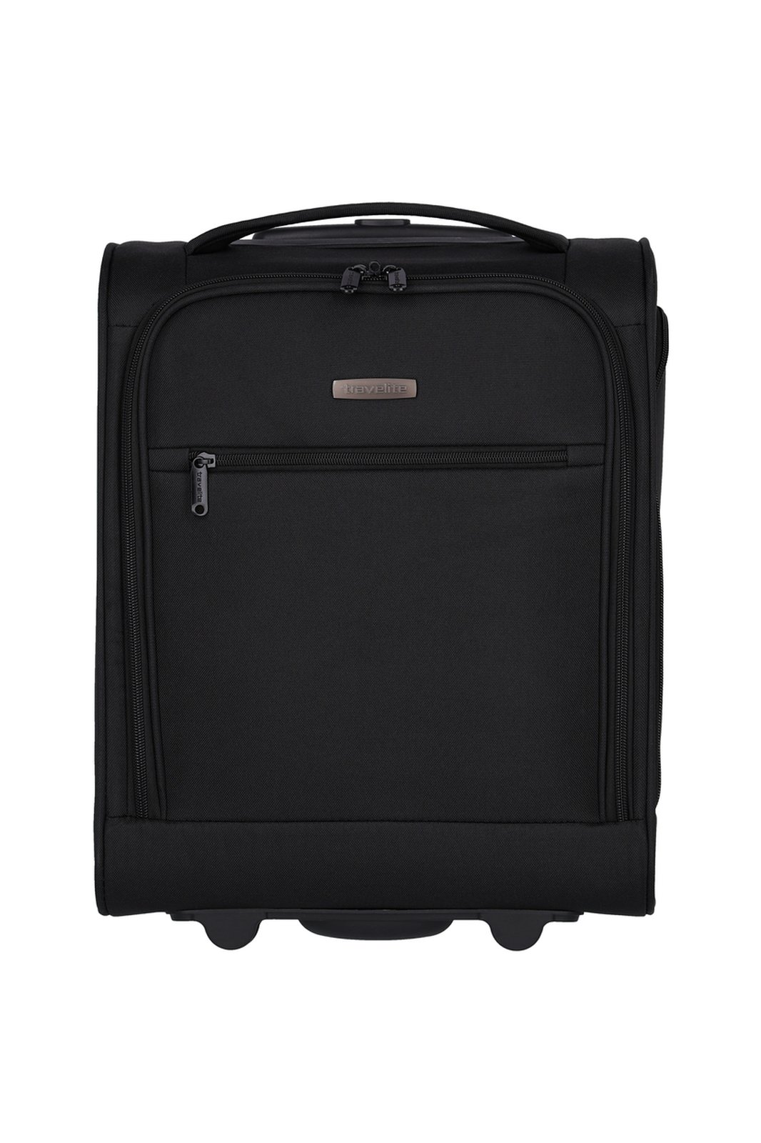 Travelite Cabin 2-wiel Underseater trolley 43 cm 90225 01 zwart voorkant