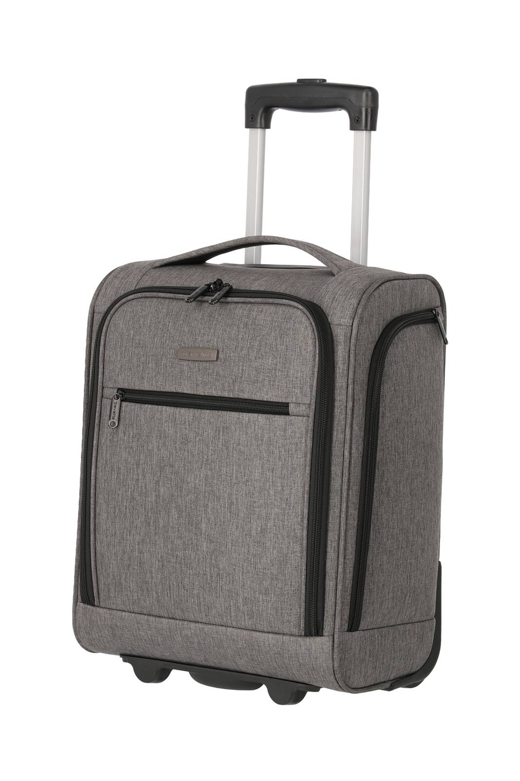 Travelite Cabin 2-wiel Underseater trolley 43 cm 90225 04 grey melange schuin trekstang