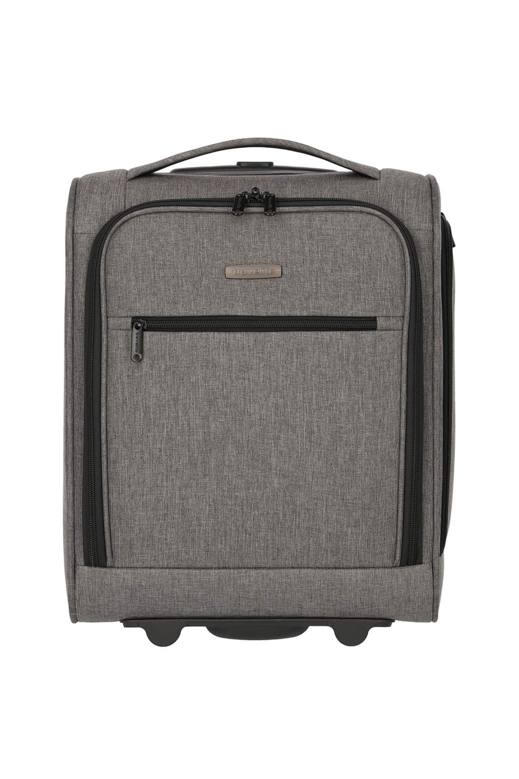 Travelite Cabin 2-wiel Underseater trolley 43 cm 90225 04 grey melange voorkant 2