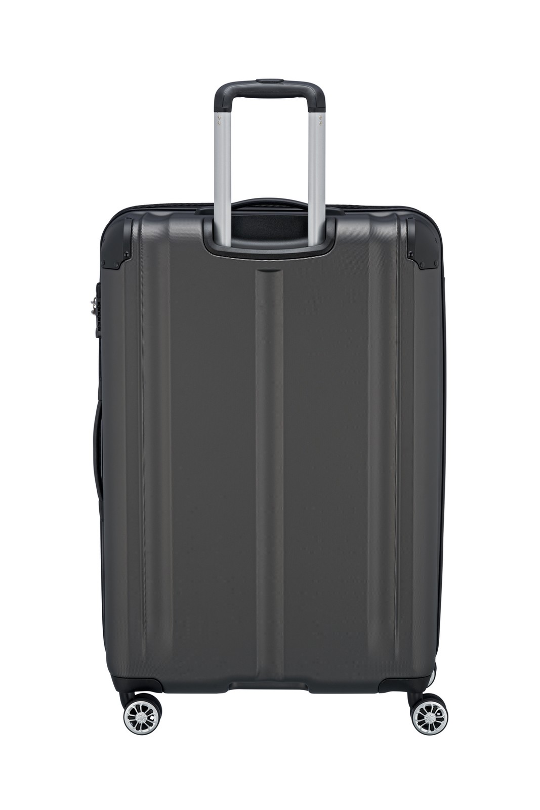 Travelite City 4-wiel trolley L 77 cm | Uitbreidbare koffer 73049 04 anthracite achterkant